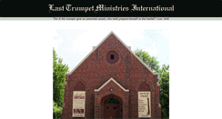 Desktop Screenshot of lasttrumpetministries.org